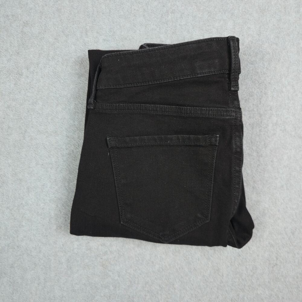 Old Navy Womens 00 Black High Rise Wow Straight Jeans 24x28